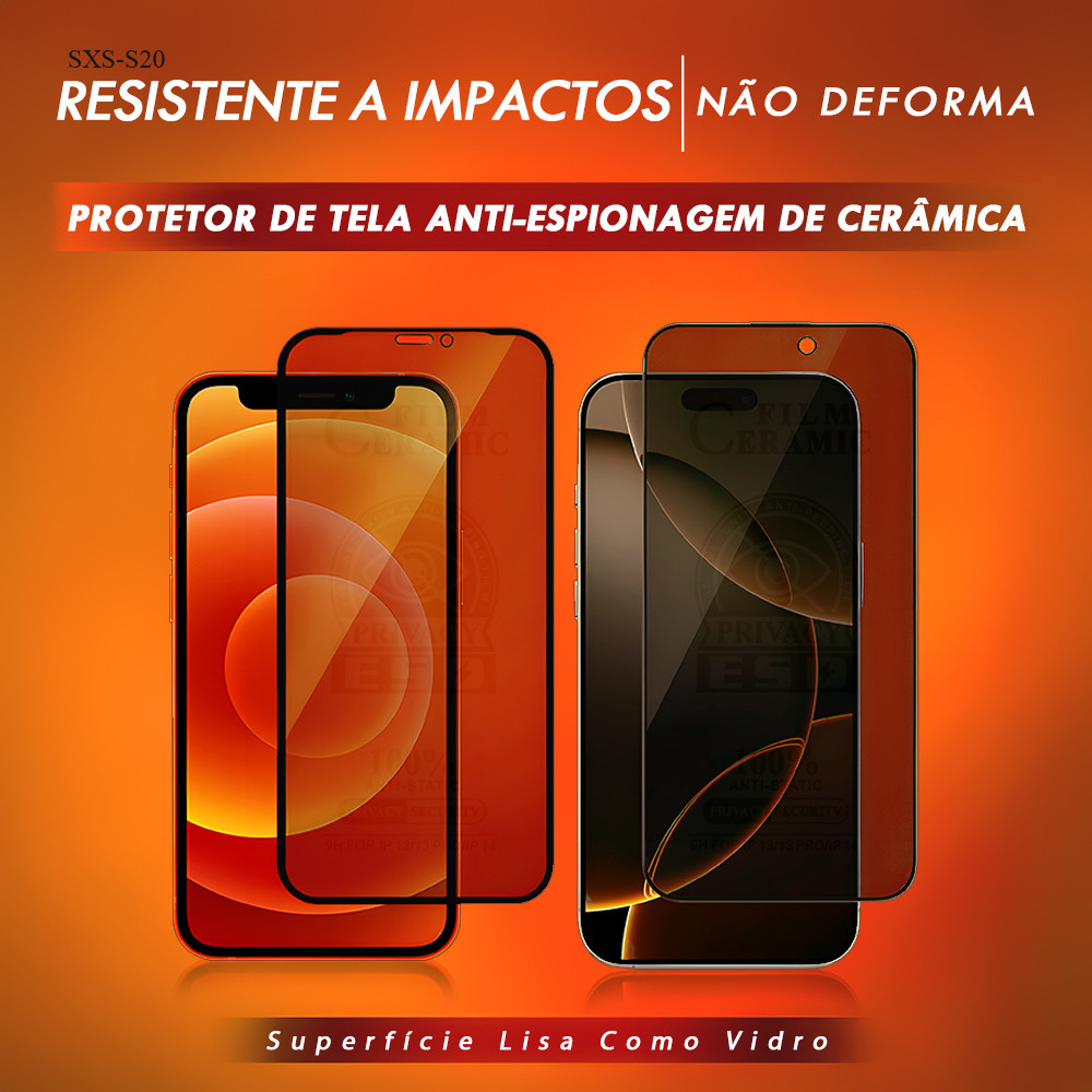 Película Para Samsung Galaxy S20 S23 S10 Note 20 Lite 4G 5G Macia Privacidade Screen Protector FKM