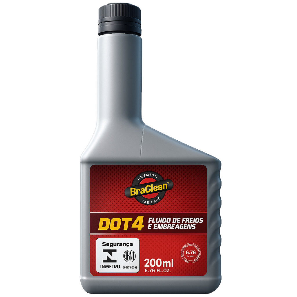 Melhor Fluido de Freio DOT 4 200 ml Sistema Hidráulico Estabilidade ...