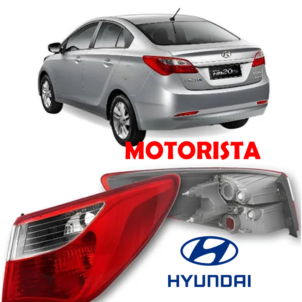 LANTERNA TRASEIRA HB20 SEDAN 12/15 12 13 14 15 0490213 ORIGINAL HYUNDAI ...