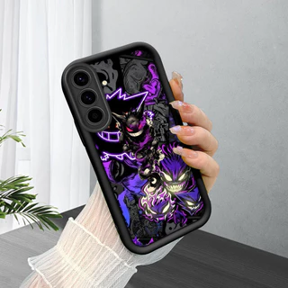Capinha Para Samsung Galaxy A56 A36 5G Case Capa De Celular Macio Silicone Black 6448