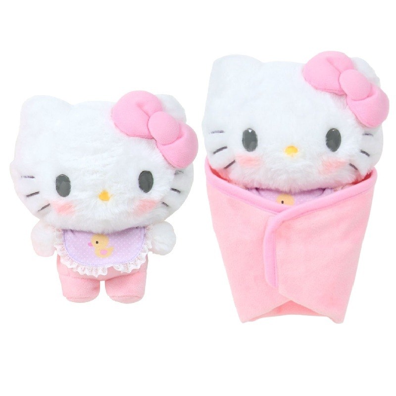 Sanrio Plush Care Set (Baby) Hello Kitty / Cinnamoroll / Kuromi