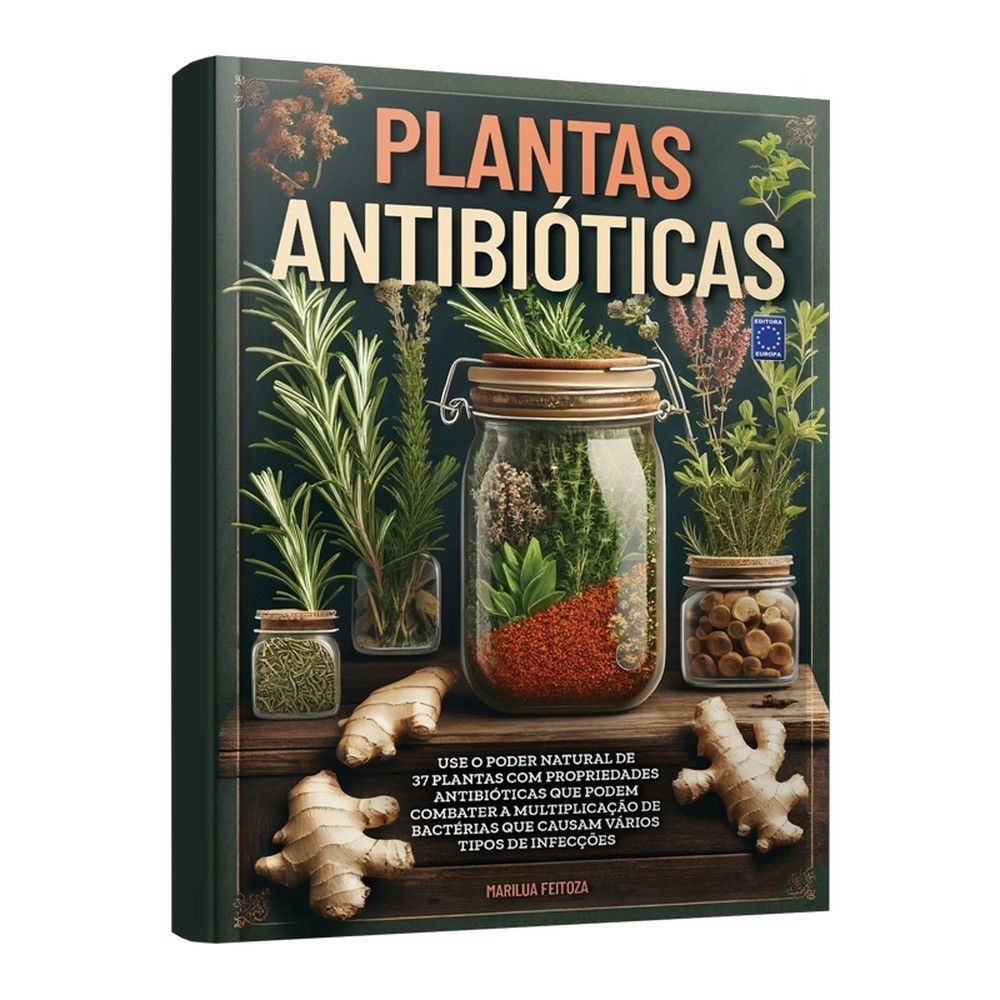 Livro - Plantas Antibióticas - Capa Dura