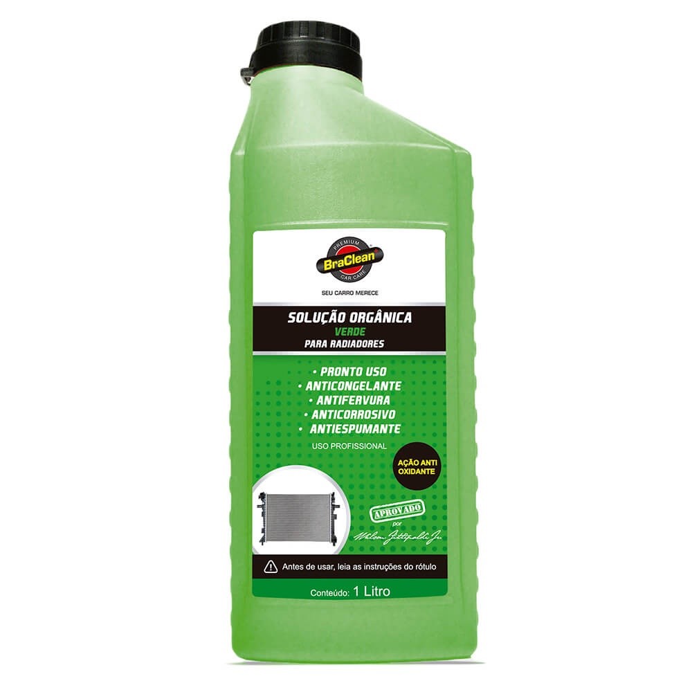 Melhor Fluido para Radiador 1 litro Pronto Uso Verde uso direto no ...