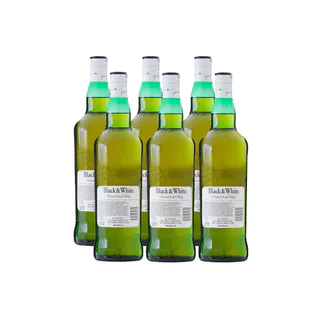 Combo Whisky Black & White 1L - 6 Unidades