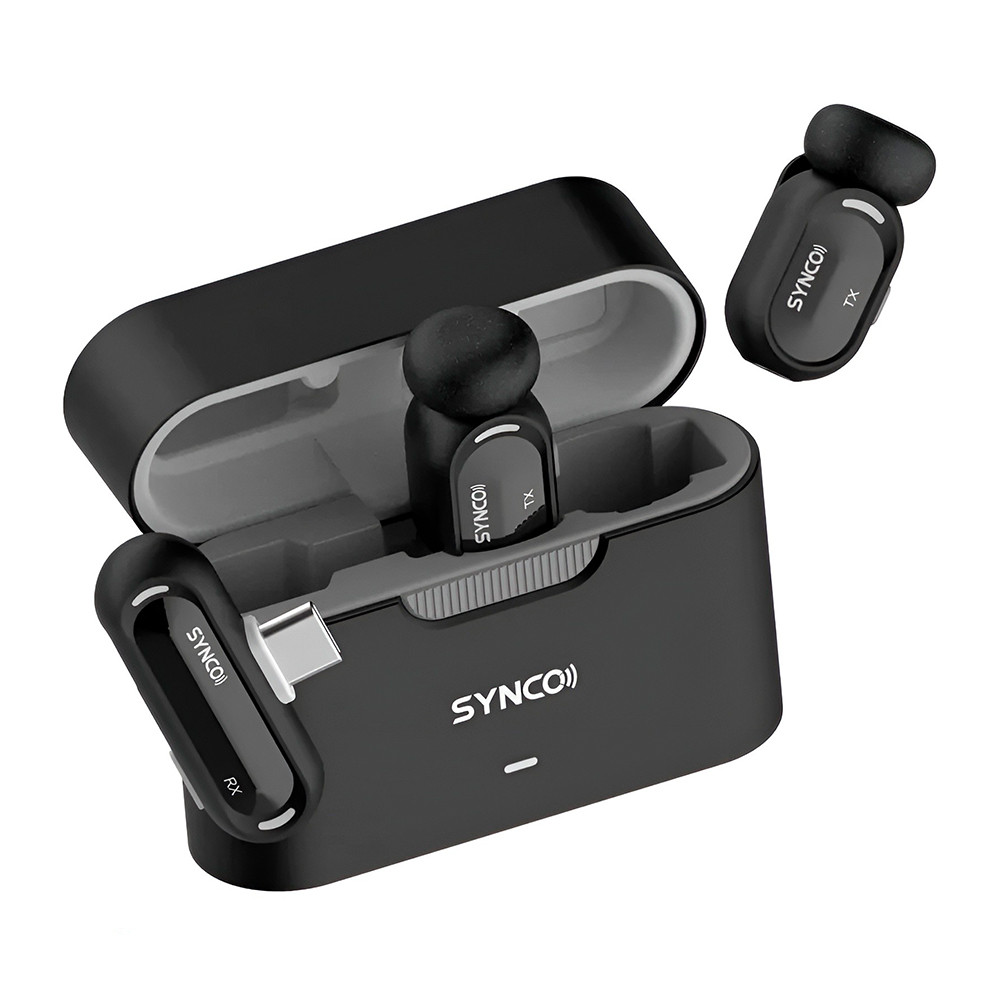 Microfone Sem Fio Synco SMIC-C USB-C Lapela Celular Vlog | Shopee Brasil
