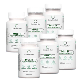 Kit 6x Complete Bari Multi Polivitamínico Minerais Quelados