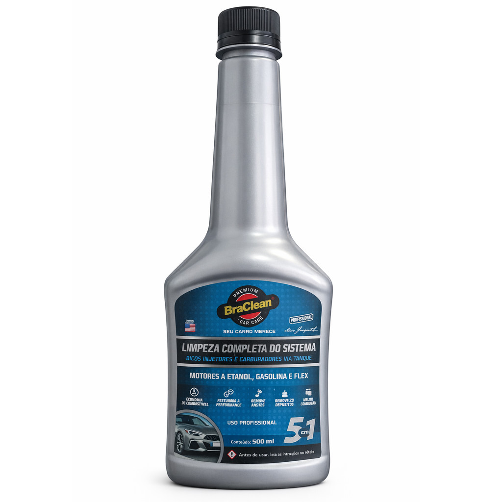 Aditivo Limpa Bicos Injetores Flex Gasolina 500ml Melhora Funcionamento ...
