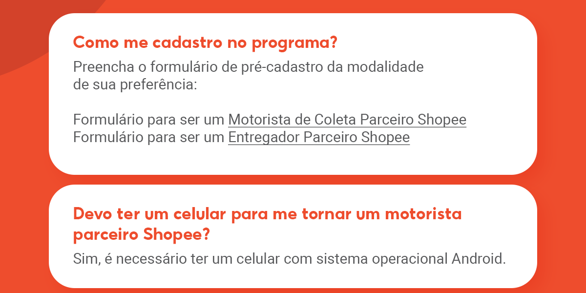 Entregadores Shopee, Motoristas de Coleta