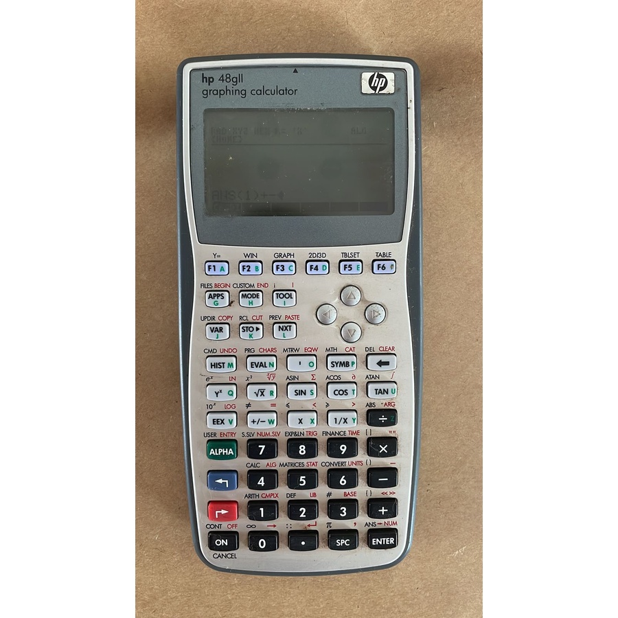 Calculadora HP 48gll Graphing Calculator Shopee Brasil