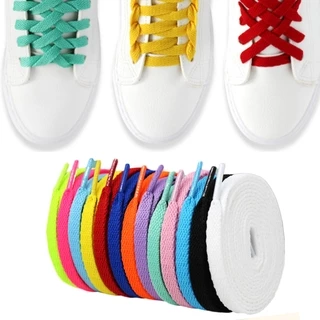 1 Par Cadarços De Sapato Liso Colorido Diy Para Botas De Futebol