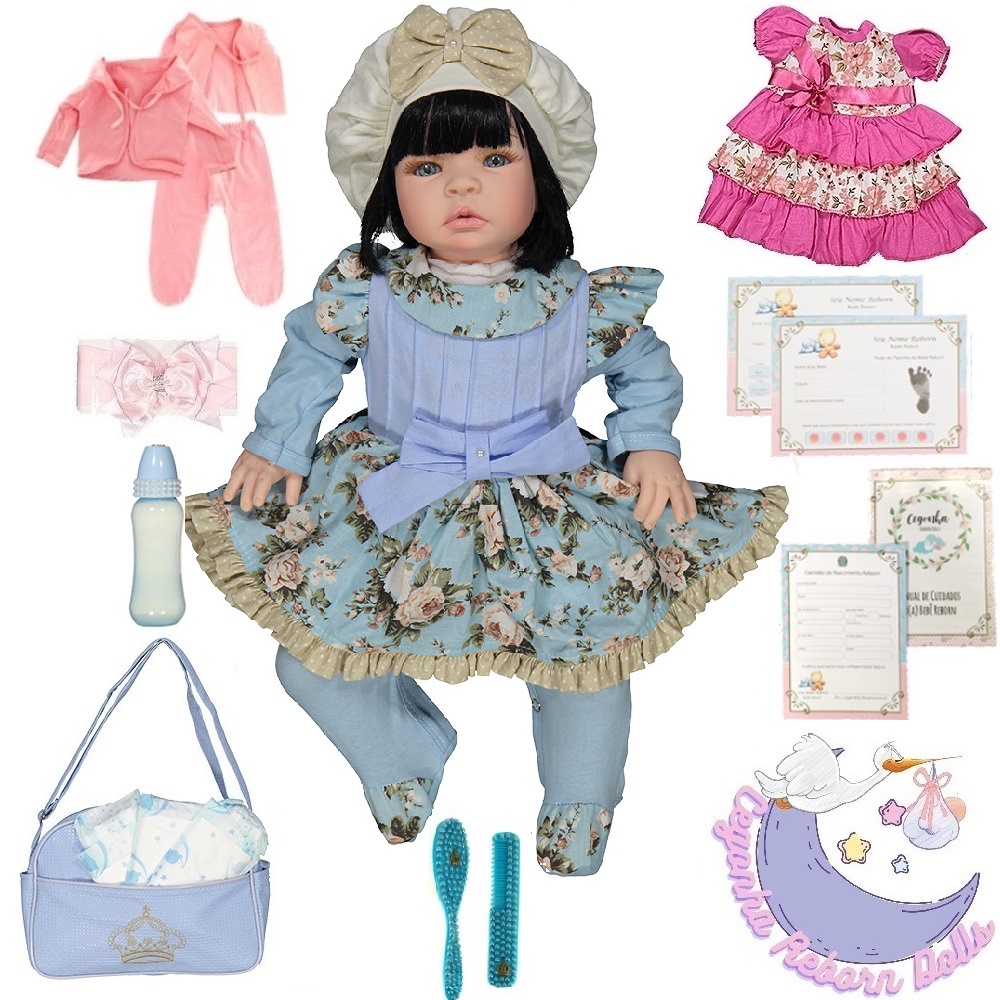 Boneca Baby Alive Reborn Morena Barata Com 23 Acessorios | Shopee Brasil