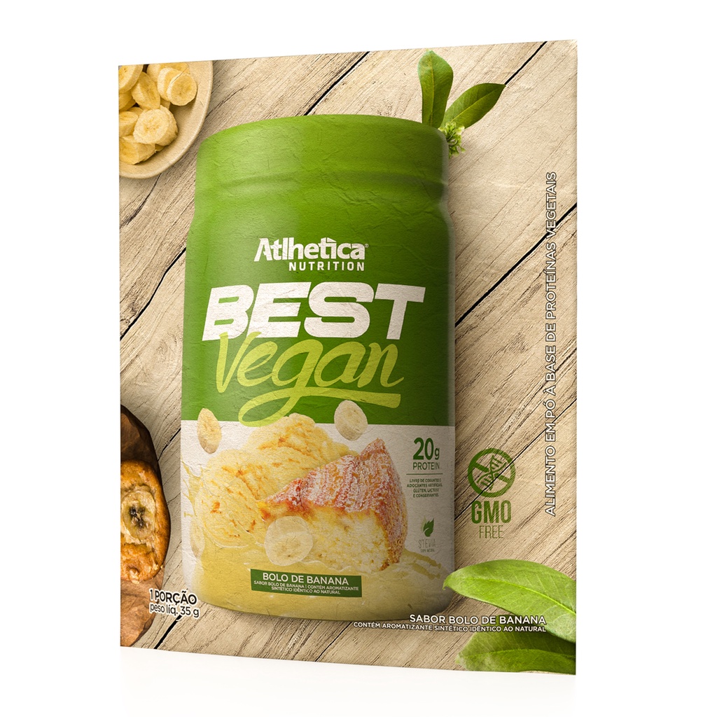 Whey Protein Vegano Best Vegan Sachê unitário de 40g (dose única