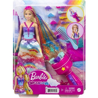 BARBIE FANTASY SEREIA LUZES BRILHANTES - HDJ36 - MATTEL - Ri Happy