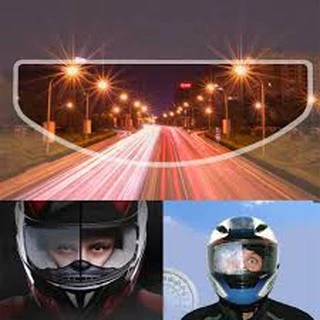 Película Adesiva Viseira Capacete Moto Anti-embaçante nevoa chuva neblina Pinlock