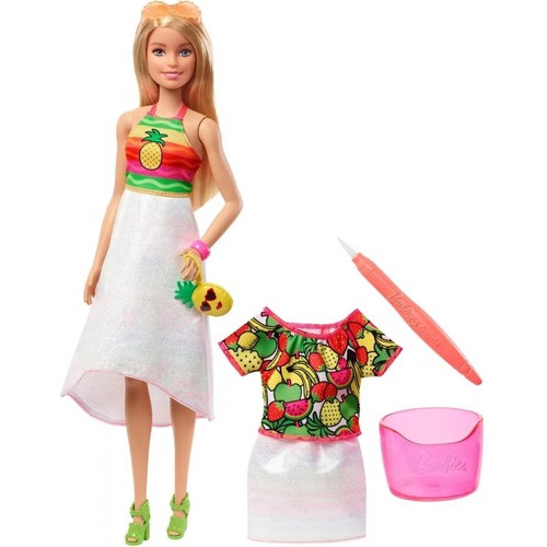 Barbie Crayola De Pintar Roupa Colorido Promoção Original em