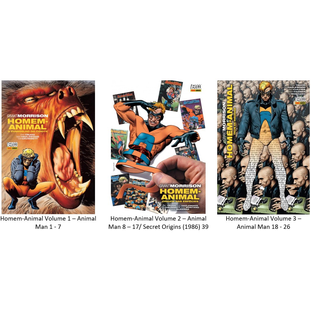 Coleção Homem-Animal - 6 Volumes Panini