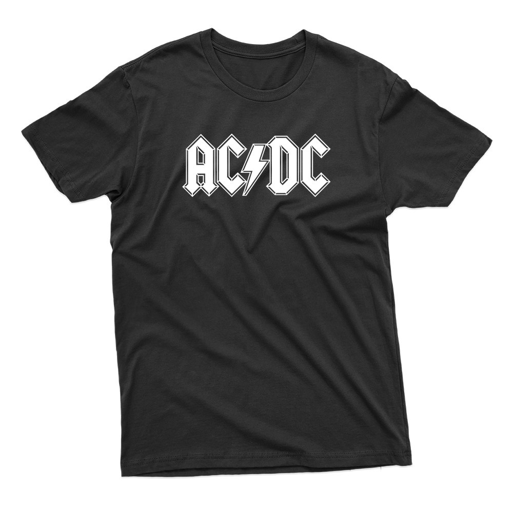 Camiseta Rock AC/DC Camisa Masculina Preta Banda De Rock Heavy Metal