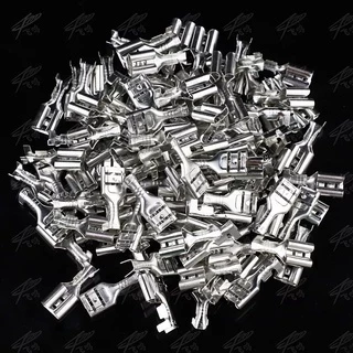 Kit 40, 50, 60 ou 100 Terminal conector elétrico para Eletrodomésticos Femea