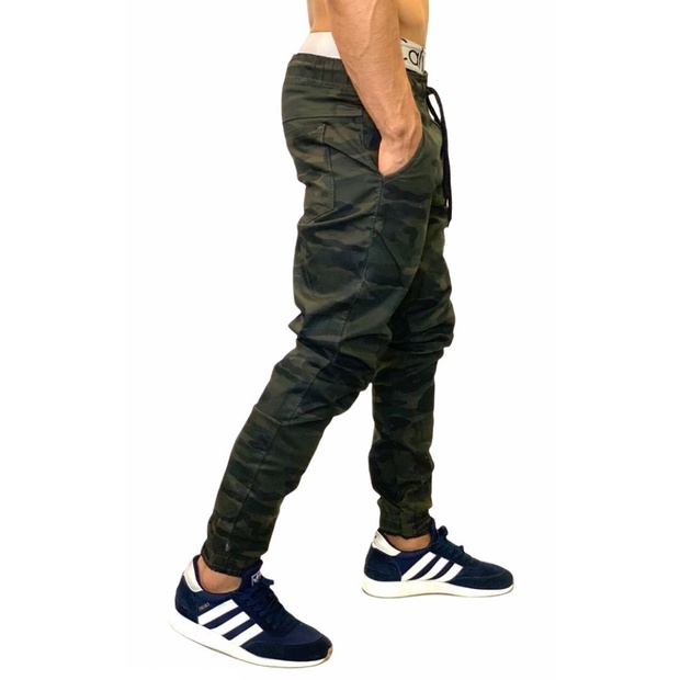 Calça Jogger Masculina CalÇa Camuflada Com Elastico Calça Jogger