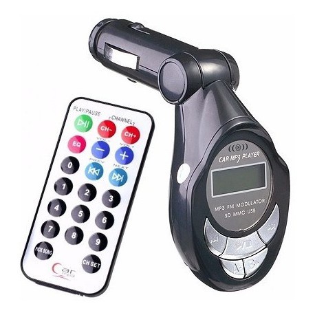 Transmissor Modulador Fm Wireless Sem Fio Veicular Carro Mp3
