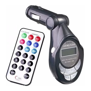 Transmissor Modulador Fm Wireless Sem Fio Veicular Carro Mp3