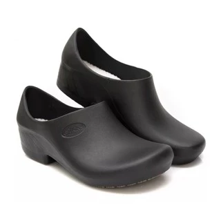 Sapato Feminino Profissional Antiderrapante Sticky Shoes Woman Preto Certificado de Aprovação (C.A.) 39.848