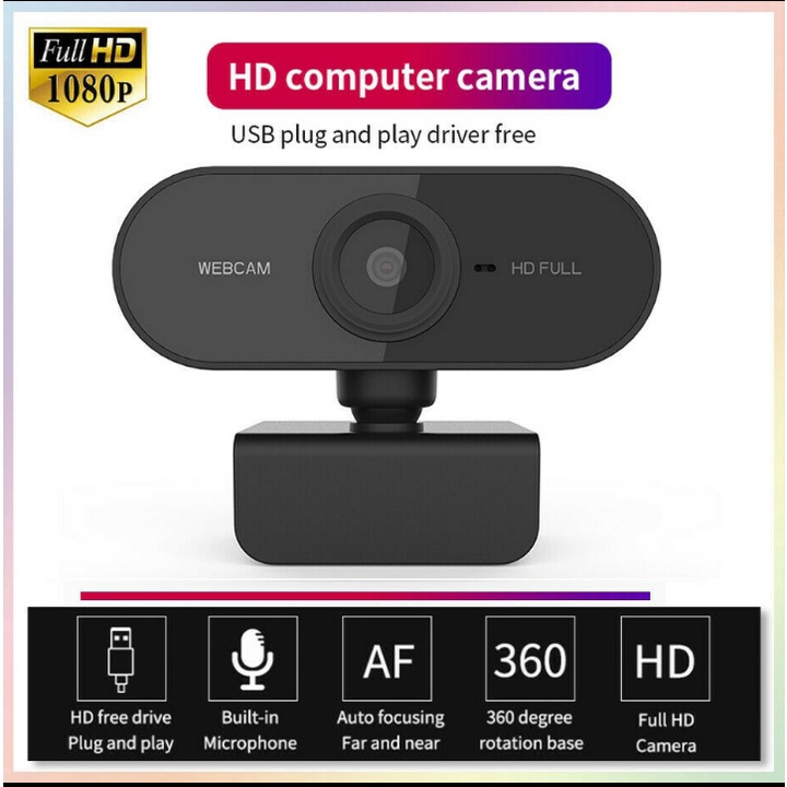 CAMERA WEBCAM FULL HD 1080