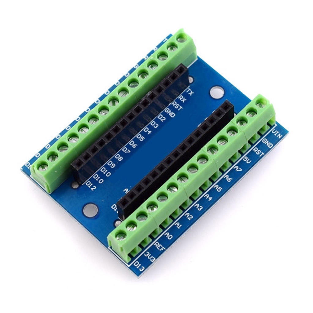 Placa Expansão Do Arduino Nano V3.0 Shield Borne De Parafuso