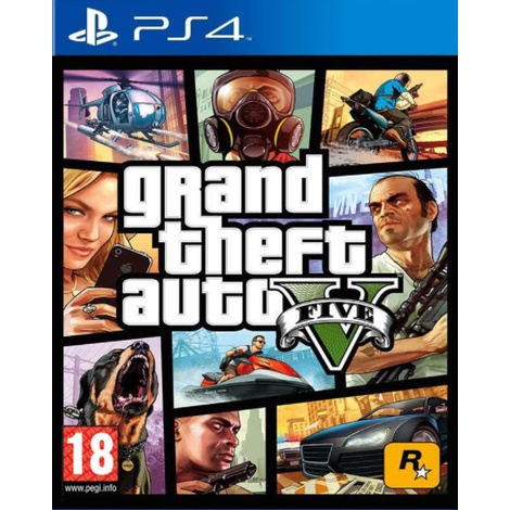 Jogo Gta 5 Grand Theft Auto V Premium Edition Ps4 Mídia Física em