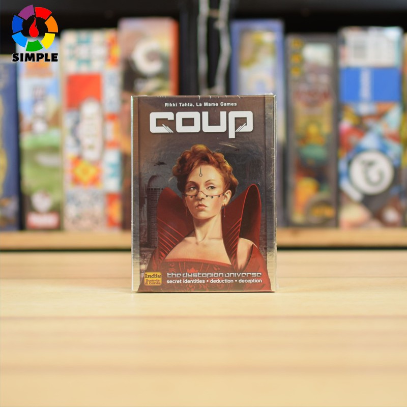 Full English Coup Party Board Game Com Guia, Jogo De Tabuleiro