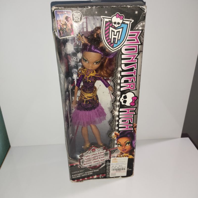 Monster High Frights, Camera, Action! Black Carpet Clawdeen Wolf