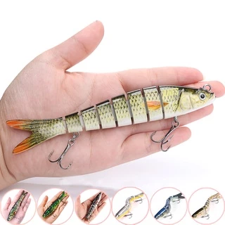 Baixo Isca De Pesca Topwater Iscas Multi Articulado Swimbait Lifelike Hard Bait Truta Poleiro