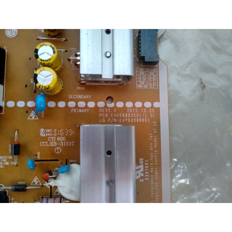 Placa Fonte LG LC430EGY-ABJA3