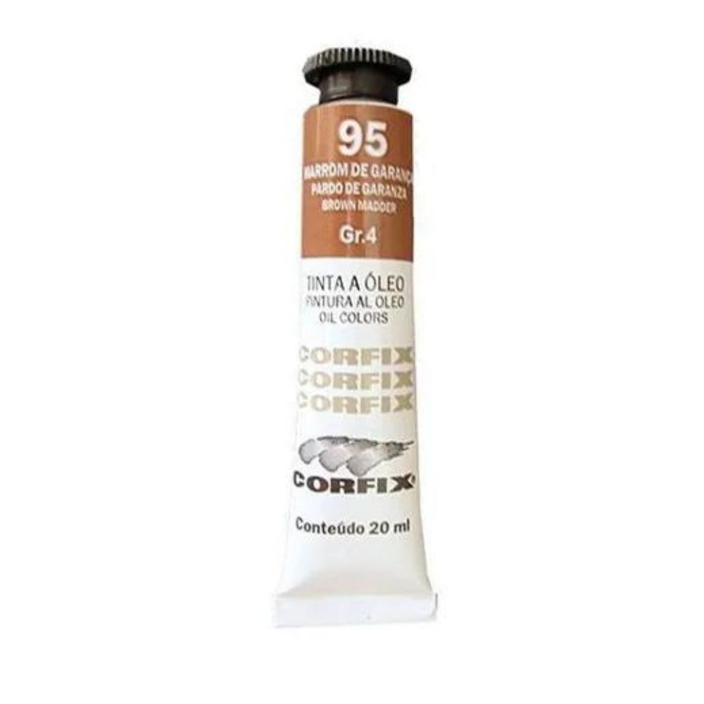 Tinta à Óleo para pintura em Tela Corfix Bisnaga 20ml Cores do Grupo Gr ...