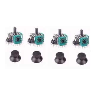 4 Analógico Original Alps Para Controle Xbox One + 4 Botão do Analógico Preto