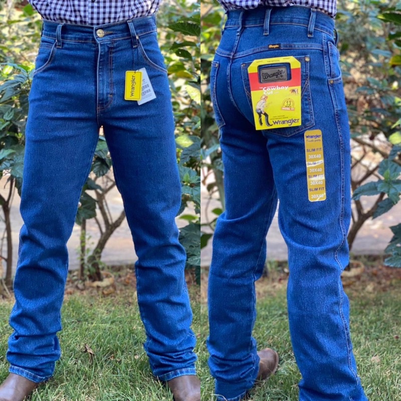 Calça jeans best sale de cowboy