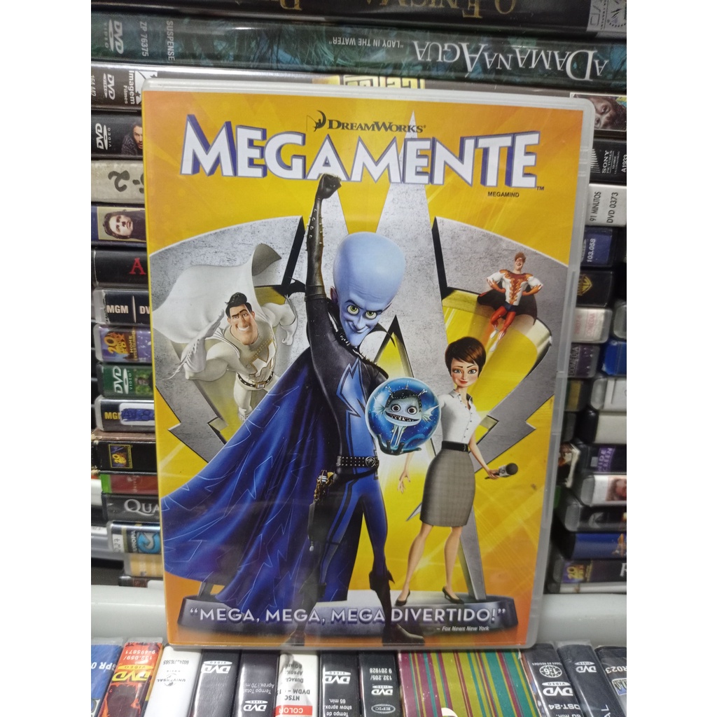 Megamente - dvd DreamWorks Amarelo em Promoção na Americanas