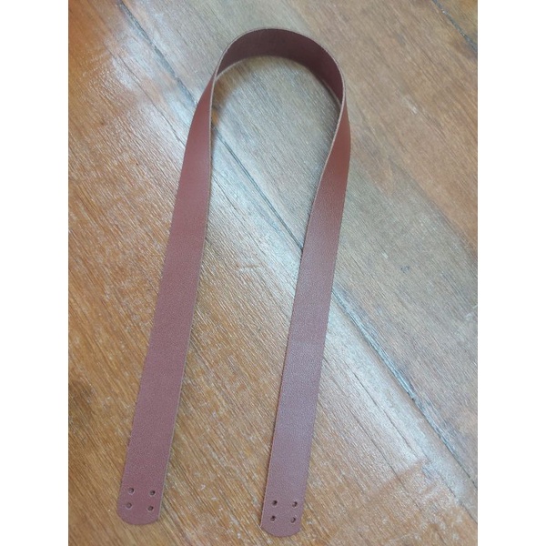 Par de Alça 2x60cm com Furos em Couro Legítimo