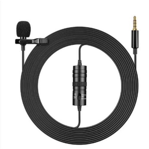 Microfone Lapela Profissional Condensado Omnidirecional WVNGR-M1