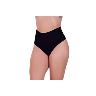5 Lindas Calcinhas Modeladora Cós Alto Fio Duplo Kit De Lingerie