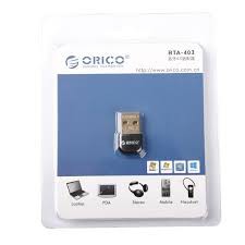 1 Adaptador Usb Bluetooth 4.0 Original Orico Mod Bta-403 Preto