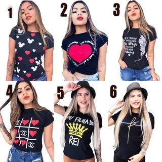 kit Blusa Feminina Revenda Atacado Tshirt 10 Peças Promocao