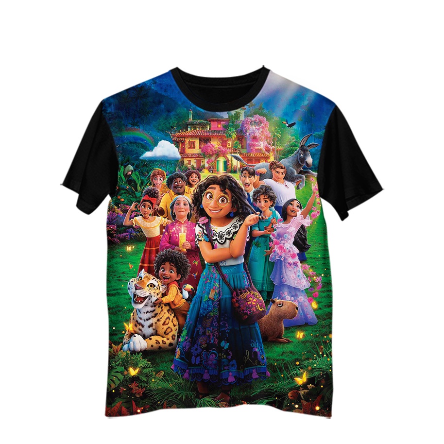 Blusa Camisa Pixar Encanto Bruno Mirabel Luisa G2548