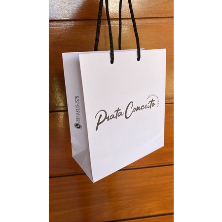 20 unidades de Sacolas Personalizadas 15x15x7