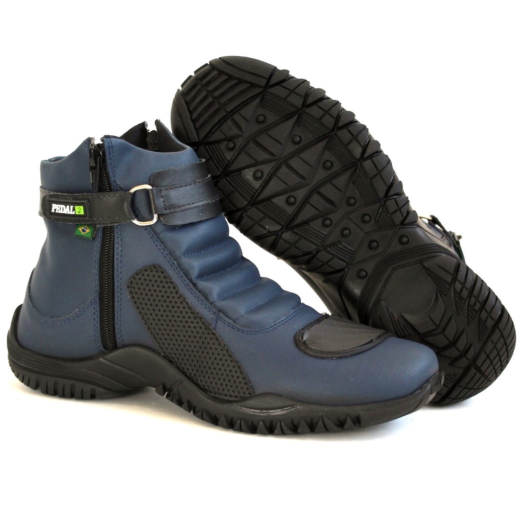 Tênis Bota Coturno Botinha Motoqueiro Motociclista Pedal2 Moto ...