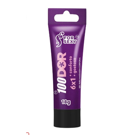 Gel Lubrificante 100 DOR para Sexo Anal - 6 em 1 - Anestésico ...