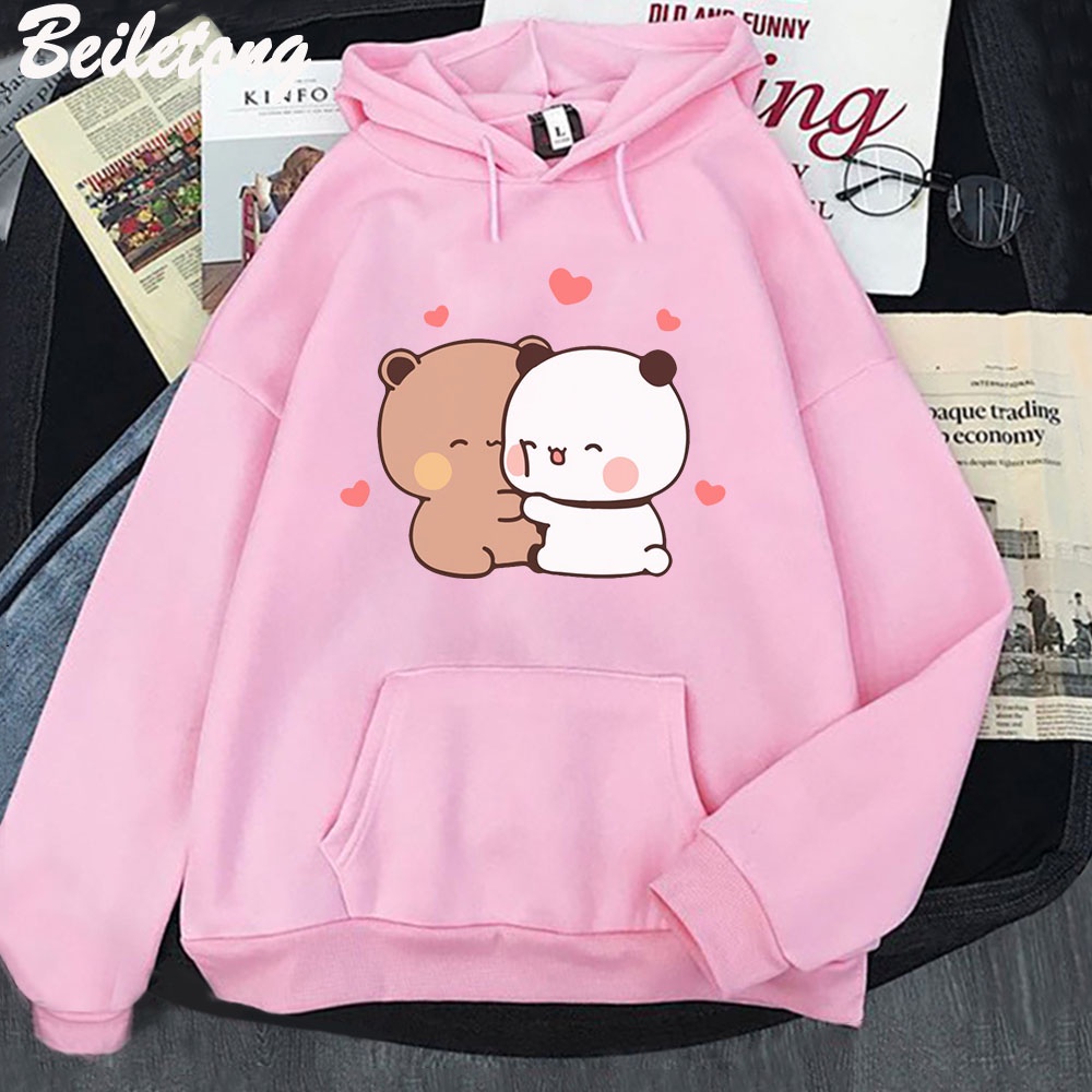 Moletom com estampa de coelho rosa Kawaii - Loja de moda Kawaii