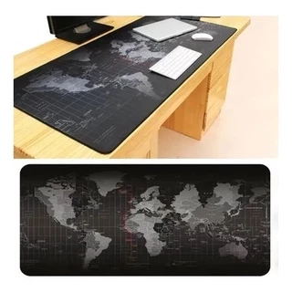 Mousepad Gamer Mapa Mundi Grande 90 X 40 Cm