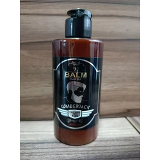 kit 12 Balm Lumberjack 200ml para barba Linha Masculina Alkmena