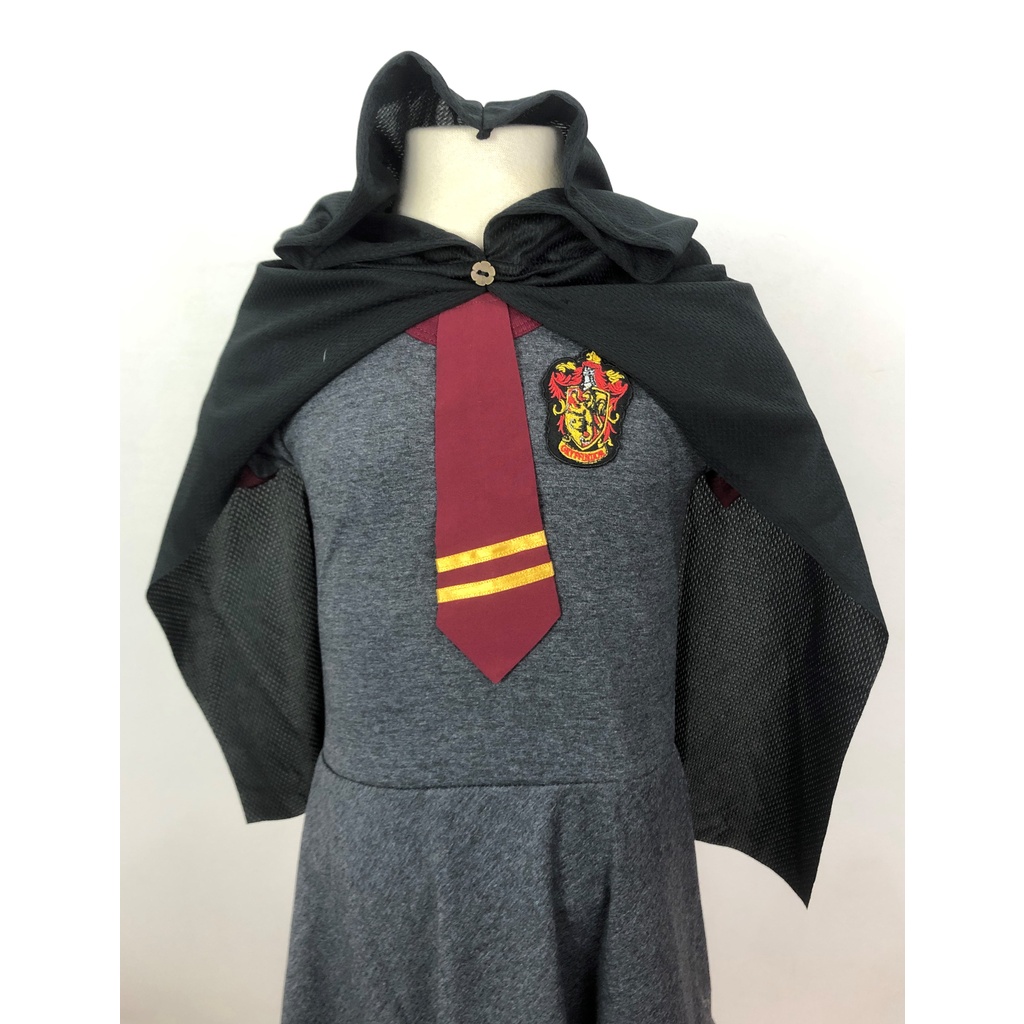 Fantasia Hermione com CAPA GRAVATA VARINHA E VESTIDO Shopee Brasil